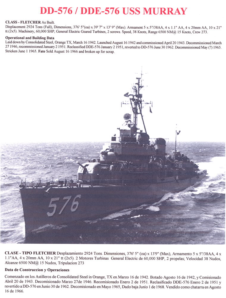 DESTROYER MURRAY